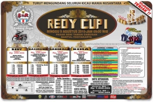 REDY CUP 1 di Pasar Seni Taman Gabusan Bantul Yogyakarta 