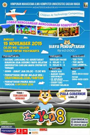 Children at Technology Competition di Taman Pintar Yogyakarta