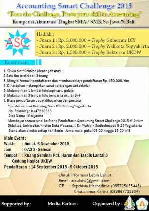 Kompetisi Akuntansi SMA se-Jawa Bali