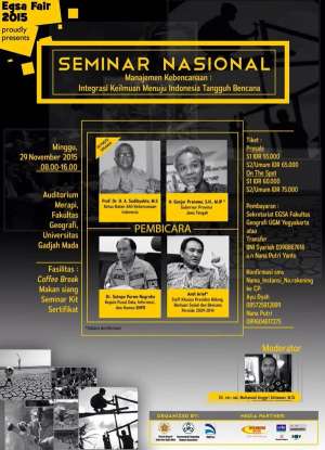 Seminar Nasional Manajemen Kebencanaan