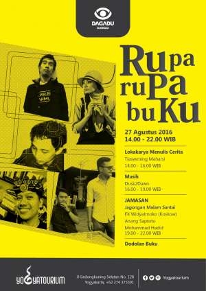 Rupa Rupa Buku| 27 Agustus 2016 | Yogyatourium