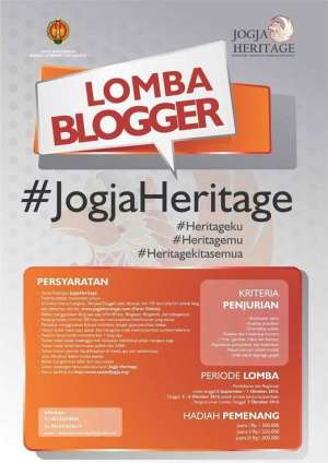 Lomba Blogger | Jogja Heritage