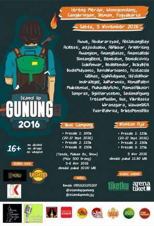 Stand Up Gunung 2016