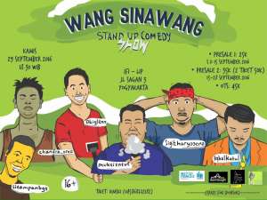 Stand Up Comedy Show 'Wang Sinawang' | Kamis, 29 September 2016 | 18.30 WIB | LIP Sagan