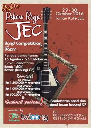 Road to Pekan Raya JEC, Band Competition & Bazar