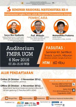 Seminar Nasional Matematika Ke-9