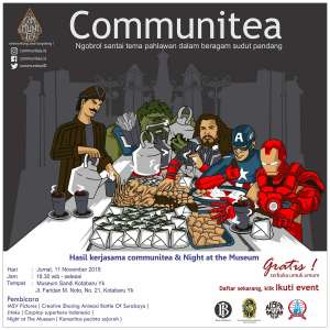 Communitea | Ngobrol santai tema pahlawan dalam beragam sudut pandang