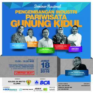 Seminar Nasional Pengembangan Industri Pariwisata Gunung Kidul