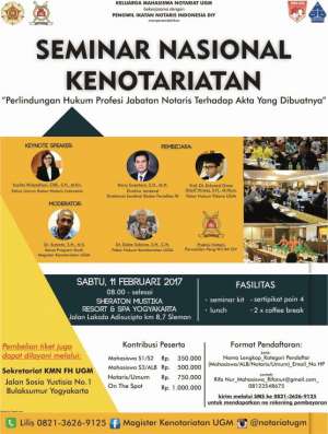 Seminar Nasional Kenotariatan