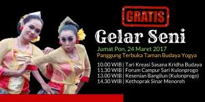Gelar Seni 24 Maret 2017 Di TBY