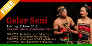 Gelar Seni 22 Maret 2017 Di Panggung Terbuka TBY