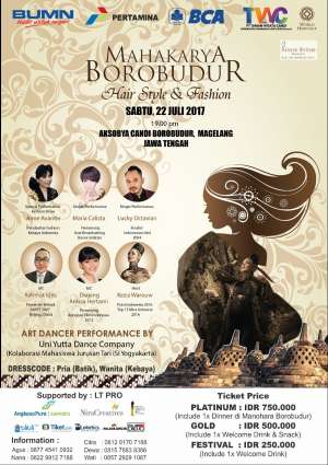 Mahakarya Borobudur 2017 bersama Anne Avantie dan Kezia Warouw