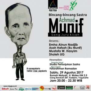Bincang-bincang Sastra Achmad Munif bersama Emha Ainun Nadjib