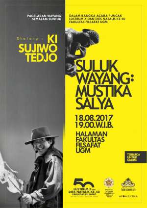 Pagelaran Wayang Mustika Salya dengan Dhalang Ki Sujiwo Tedjo