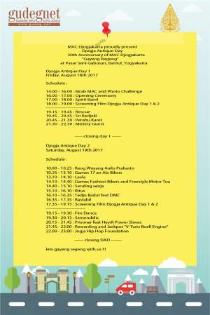 Rundown Djogjantique Day 2017