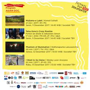 Jadwal Pemutaran Film Asian Doc FFD