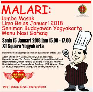 MALARI : Lomba Masak Lima Belas Januari 2018