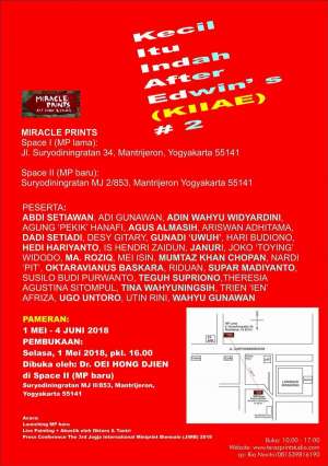 Pameran Kecil Itu Indah After Edwin's (KIIAE) #2