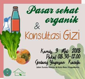 Pasar Sehat Organik dan Konsultasi Gizi