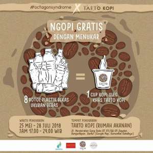 Ngopi Gratis dengan Menukar 8 Botol Bekas