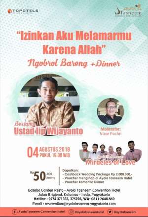Ngobrol Bareng Ustad Iip Wijayanto "Ijinkan Aku Melamarmu Karena Allah"