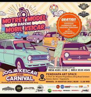 Motret Model bareng Mobil Keicar
