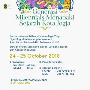Generasi Milenial Menapaki Sejarah Kota Yogyakarta