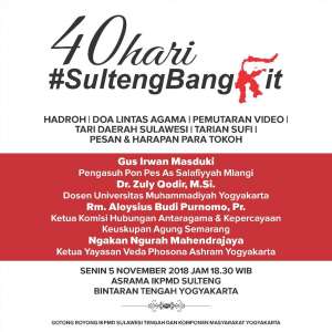 40 Hari Sulteng Bangkit
