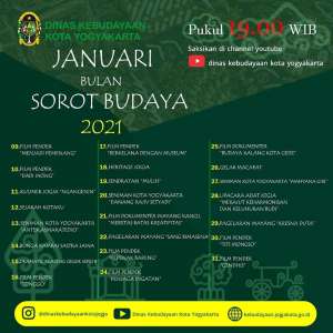 Januari Bulan Sorot Budaya 2021