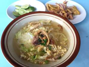 Soto Wonosari yang segar dan nikmat