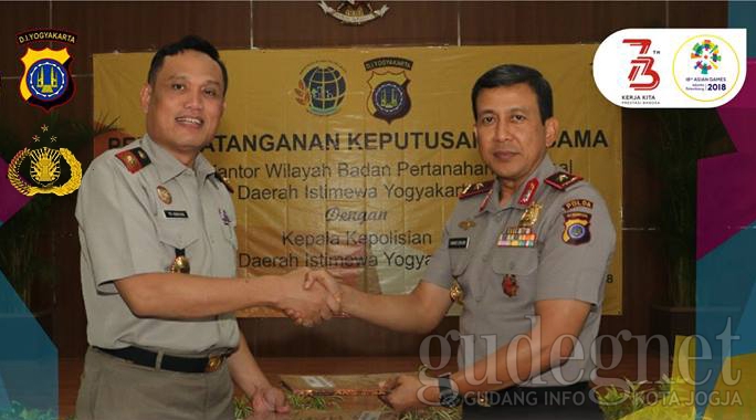 Polda DIY dan BPN DIY Tandatangani MoU Berantas Mafia Tanah Polda DIY dan BPN DIY Tandatangani MoU Berantas Mafia Tanah
