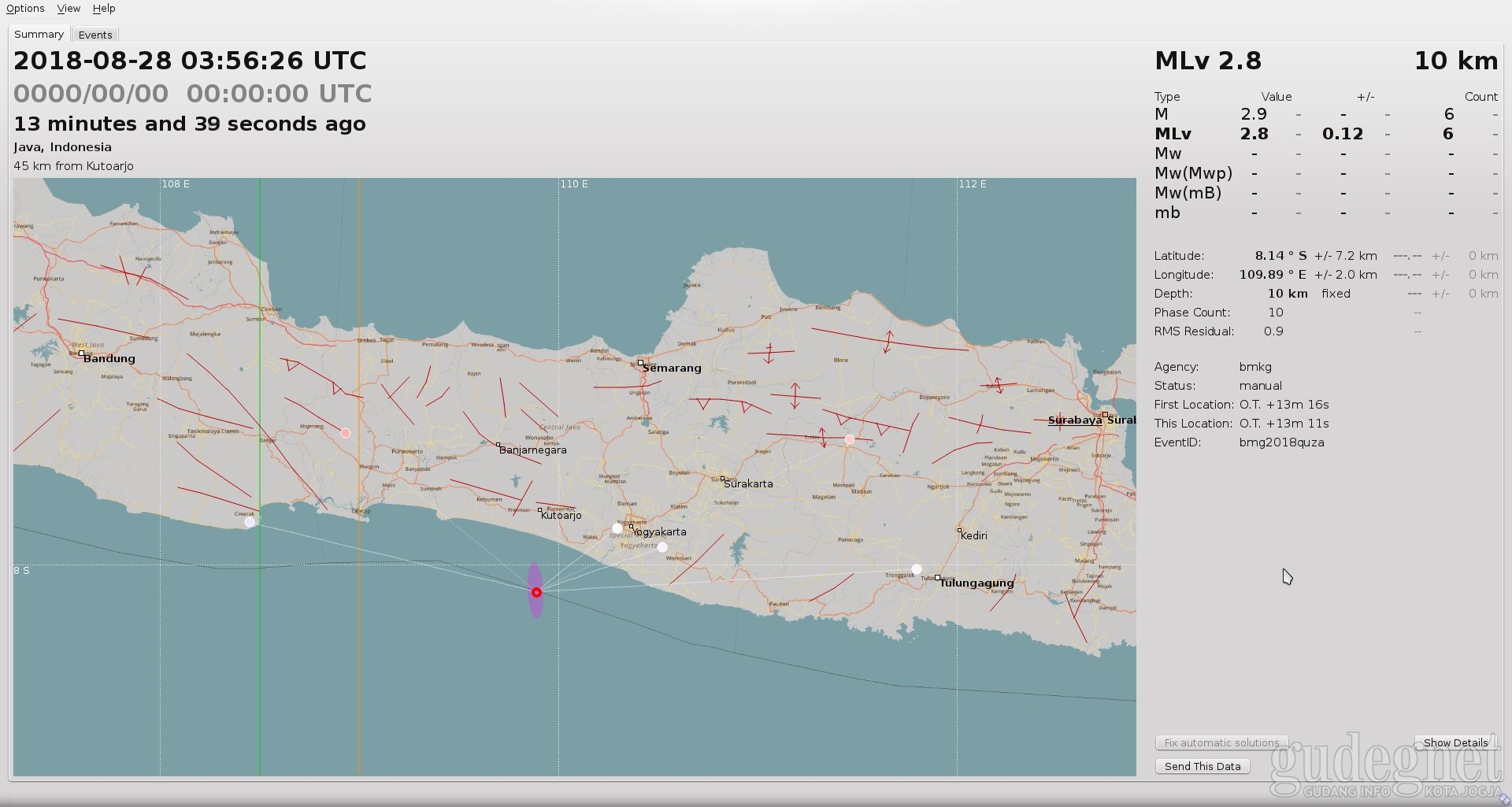 Gempa Kecil Getarkan Kulon Progo Gempa Kecil Getarkan Kulon Progo