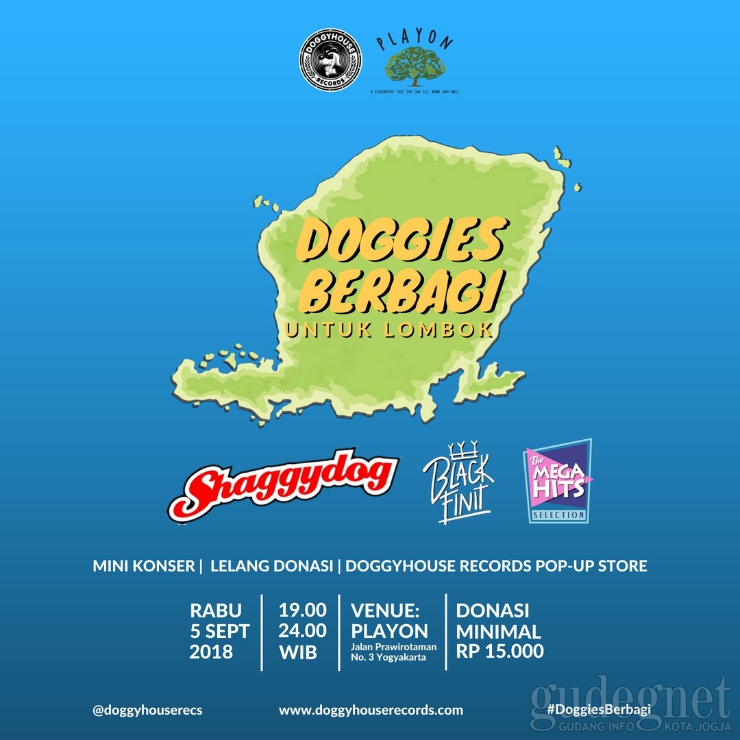 Bantu Korban Gempa Lombok, Shaggydog akan Gelar Konser &ldquo;Doggies Berbagi&rdquo;