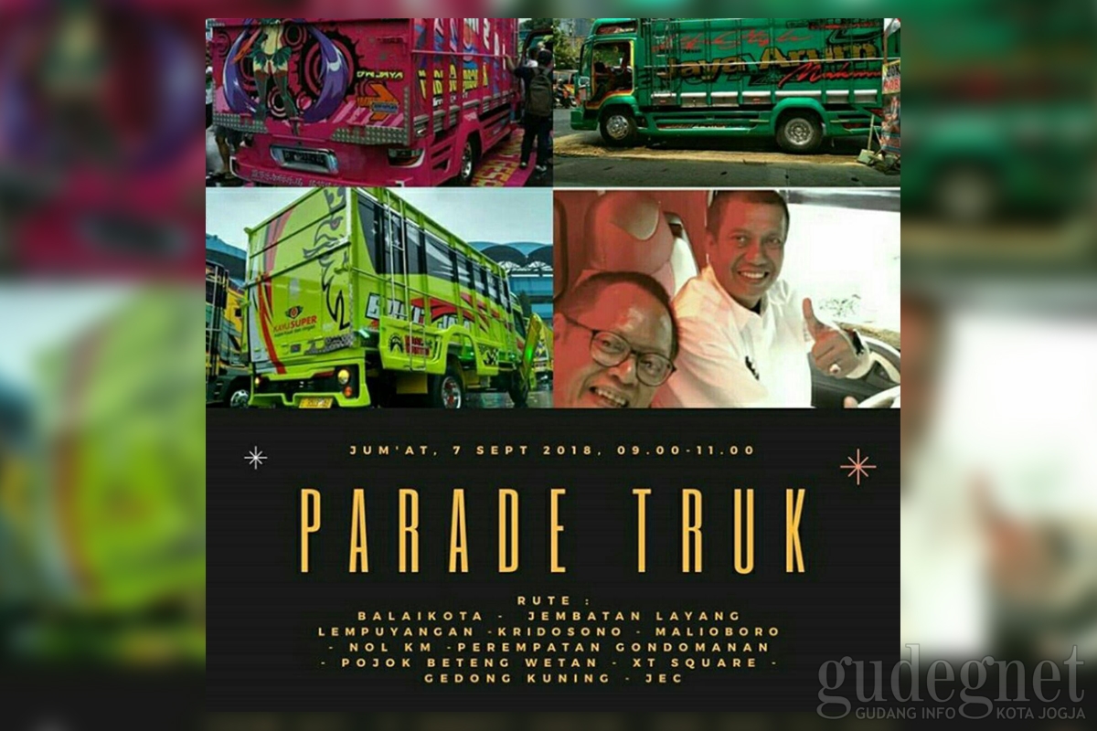Ini Jalur Pawai Truk Cakep JTF 2018 Ini Jalur Pawai Truk Cakep JTF 2018