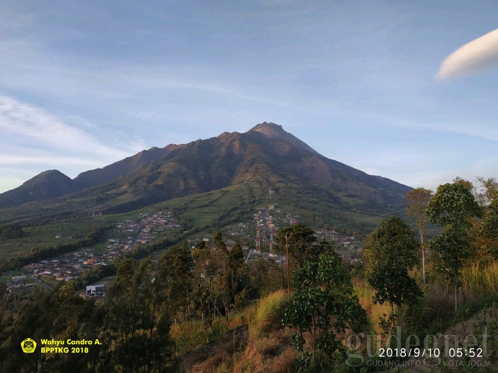 Volume Kubah Lava Merapi 93.000 m&sup3;, Laju Pertumbuhan Menurun