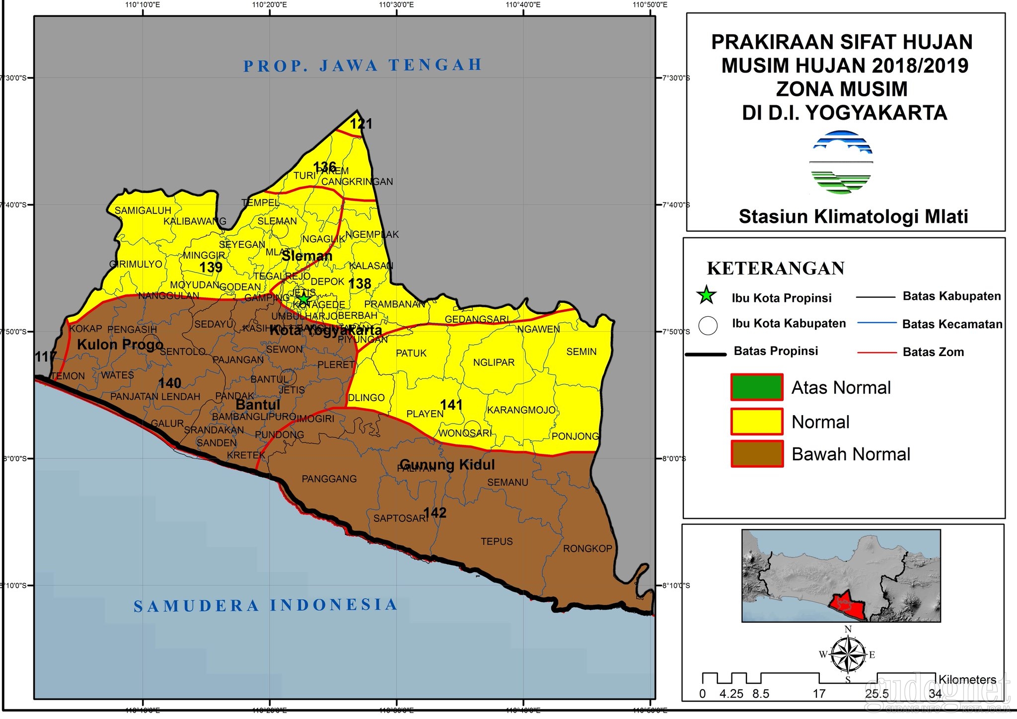 Awal Musim Hujan di Tujuh ZOM DIY Mundur Awal Musim Hujan di Tujuh ZOM DIY Mundur
