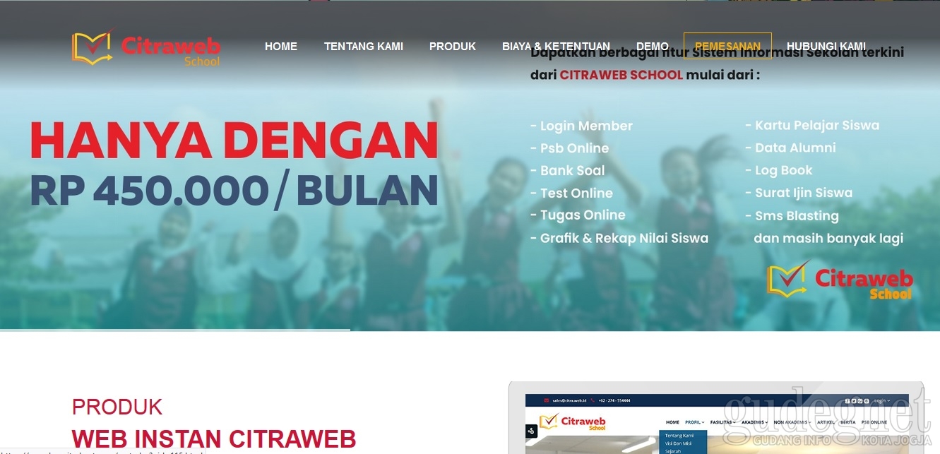 Cara Mudah Pesan Web Sekolah Instan Citraweb School Cara Mudah Pesan Web Sekolah Instan Citraweb School