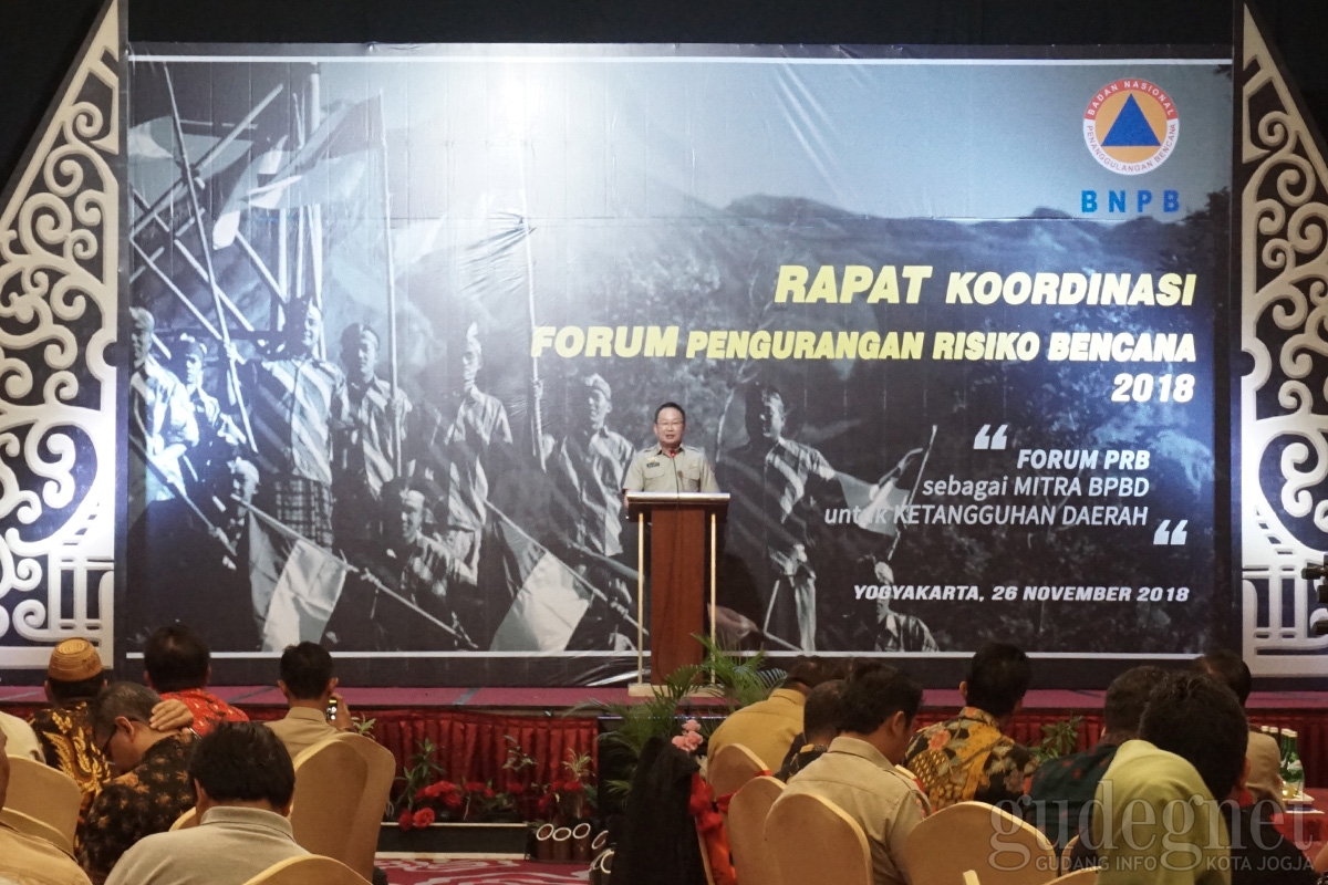 Rakornas FPRB 2018 Fokus Pada Pengurangan Risiko Bencana Rakornas FPRB 2018 Fokus Pada Pengurangan Risiko Bencana