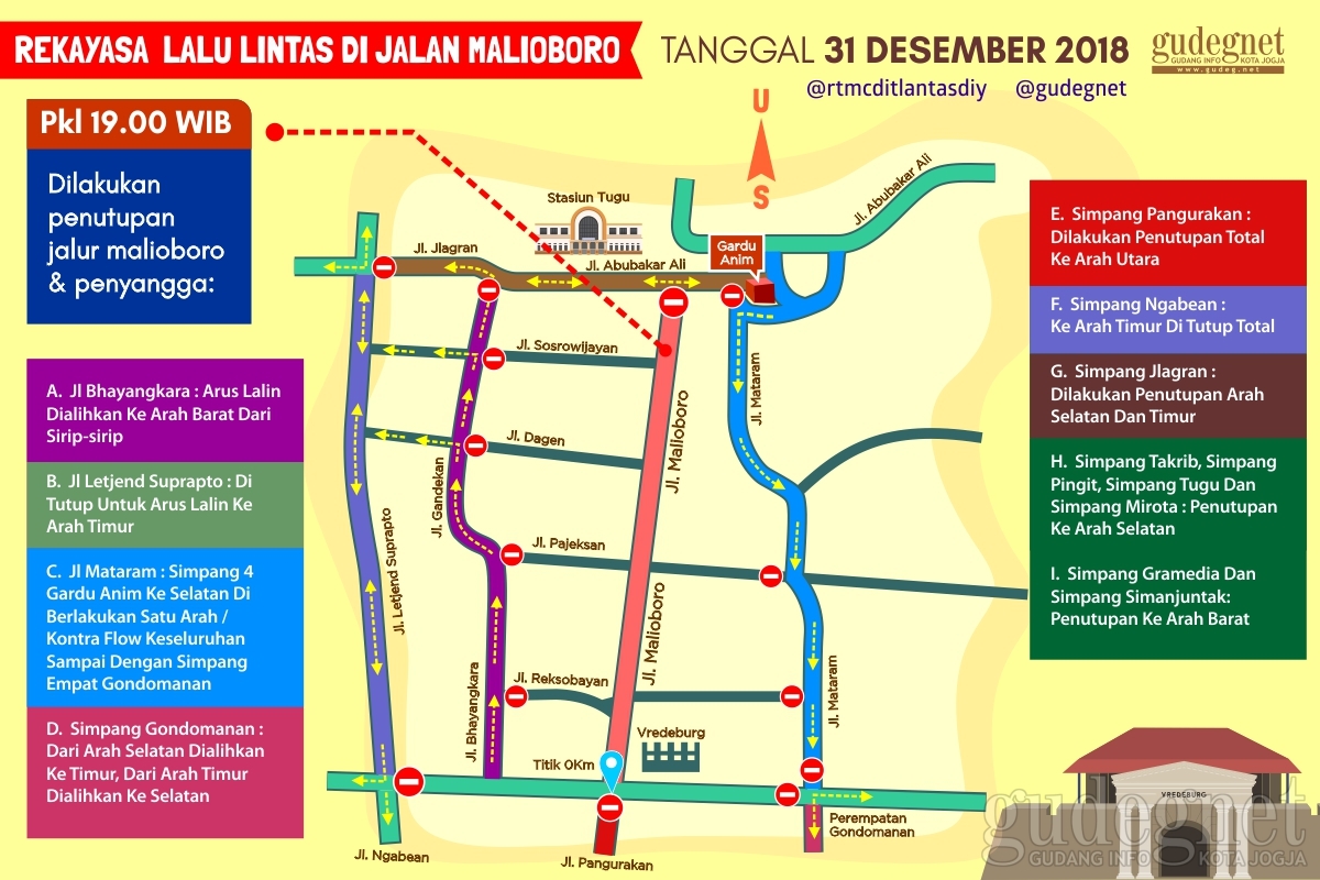 Ini Rekayasa Lalu Lintas Tahun Baru Malioboro Ini Rekayasa Lalu Lintas Tahun Baru Malioboro