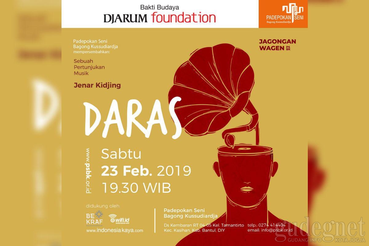 'Daras' oleh Jenar Kidjing, Pentas Perdana Jagongan Wagen 2019 'Daras' oleh Jenar Kidjing, Pentas Perdana Jagongan Wagen 2019