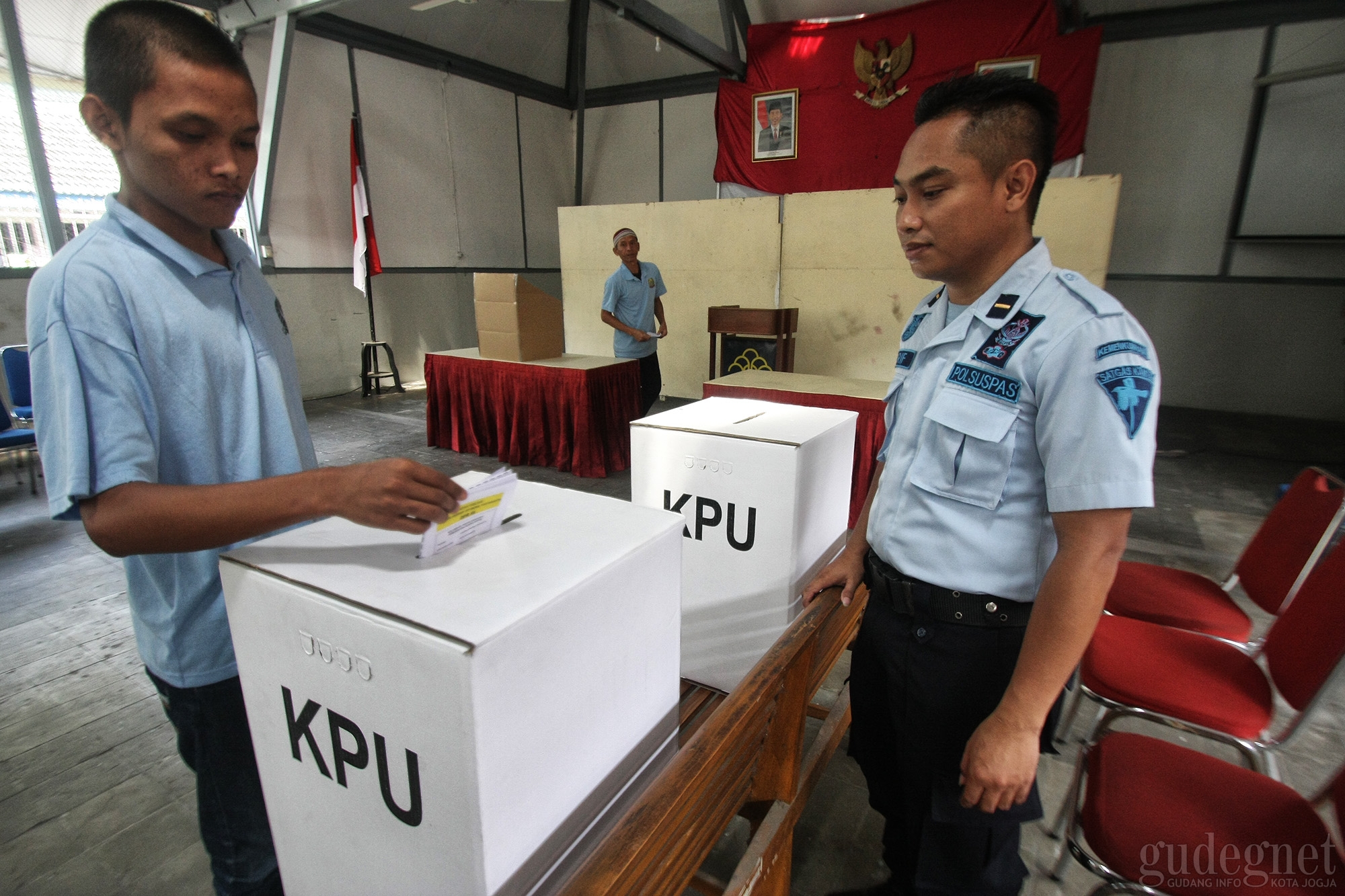 Lapas II A Wirogunan Gelar Simulasi Pencoblosan Pemilu Lapas II A Wirogunan Gelar Simulasi Pencoblosan Pemilu