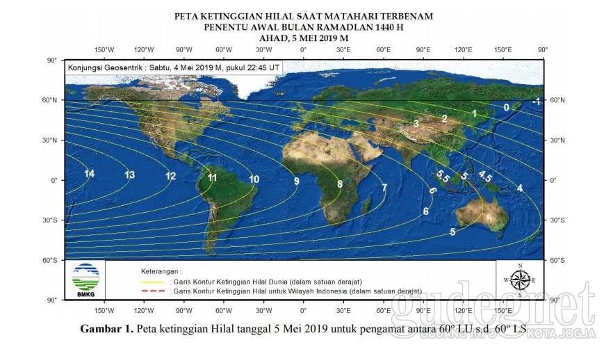 BMKG: Ijtima' Terjadi Minggu, 5 Mei BMKG: Ijtima' Terjadi Minggu, 5 Mei