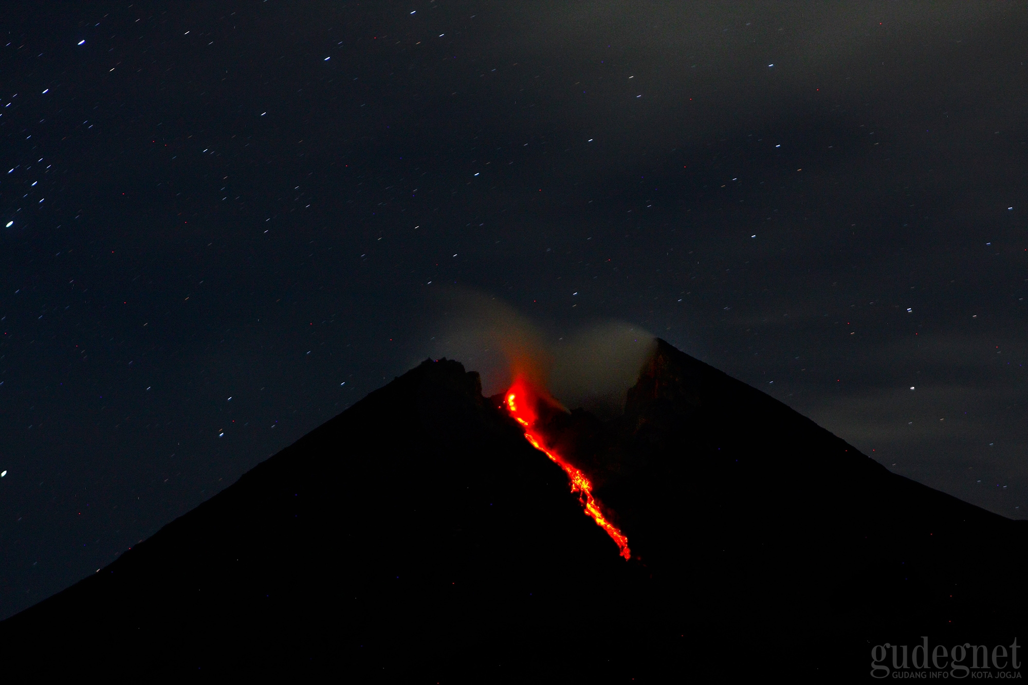 Merapi Kembali Keluarkan Awan Panas Sejauh 2 Km Merapi Kembali Keluarkan Awan Panas Sejauh 2 Km