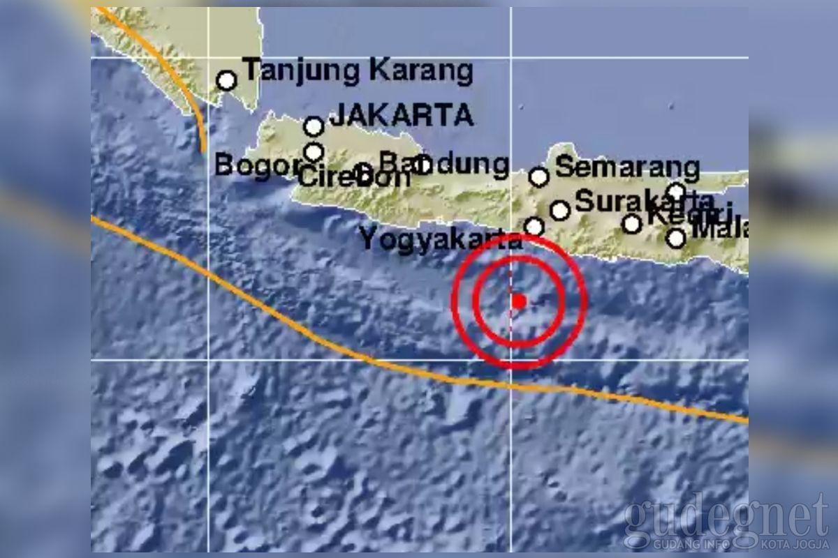 Gempa 5.5 M Guncang Gunungkidul Gempa 5.5 M Guncang Gunungkidul