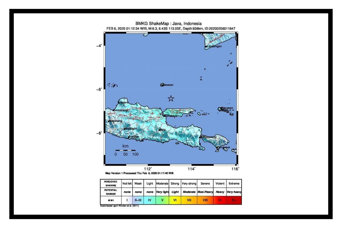 Gempa Tektonik M=6.3 Guncang Perairan Jawa Dini Hari Tadi Gempa Tektonik M=6.3 Guncang Perairan Jawa Dini Hari Tadi