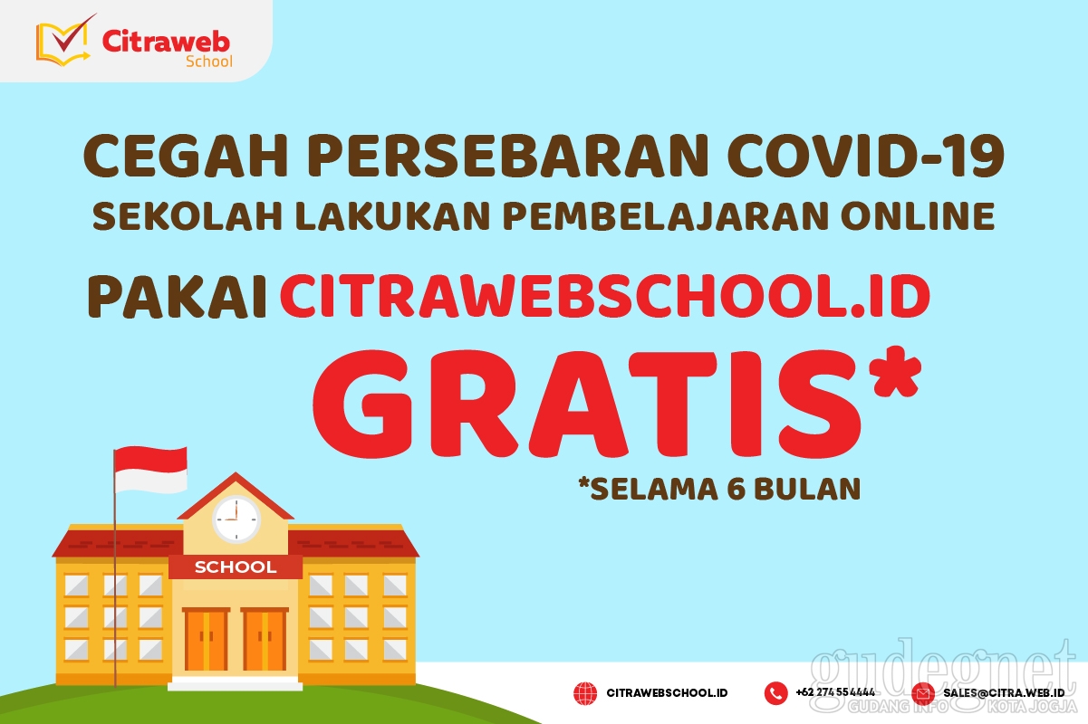 Ikut Batasi Sebaran COVID-19, Citraweb Gratiskan Citraweb School Ikut Batasi Sebaran COVID-19, Citraweb Gratiskan Citraweb School