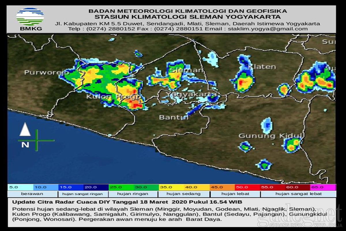BMKG Perkirakan Gunungkidul, Bantul, dan Kulonprogo Dilanda Cuaca Buruk BMKG Perkirakan Gunungkidul, Bantul, dan Kulonprogo Dilanda Cuaca Buruk