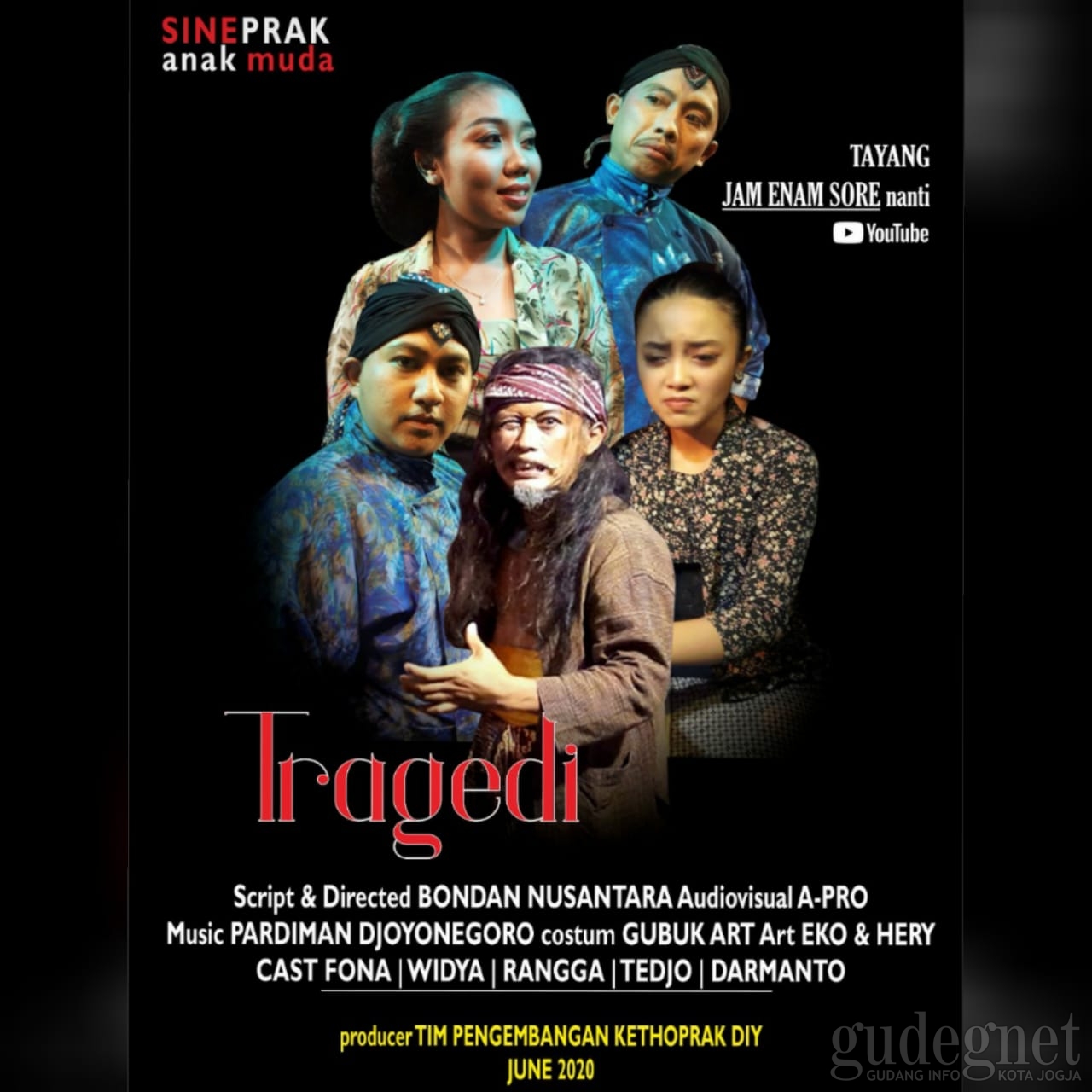 Sineprak Anak Muda dengan Lakon ''Tragedi'' Akan Tayang Petang Nanti Sineprak Anak Muda dengan Lakon ''Tragedi'' Akan Tayang Petang Nanti