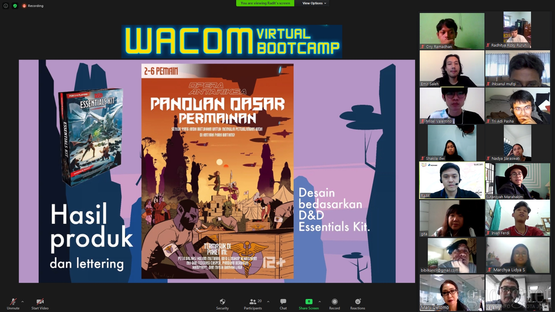 Kembangkan Kreativitas Generasi Muda, Datascrip Gelar Wacom Virtual Bootcamp 2020 Kembangkan Kreativitas Generasi Muda, Datascrip Gelar Wacom Virtual Bootcamp 2020