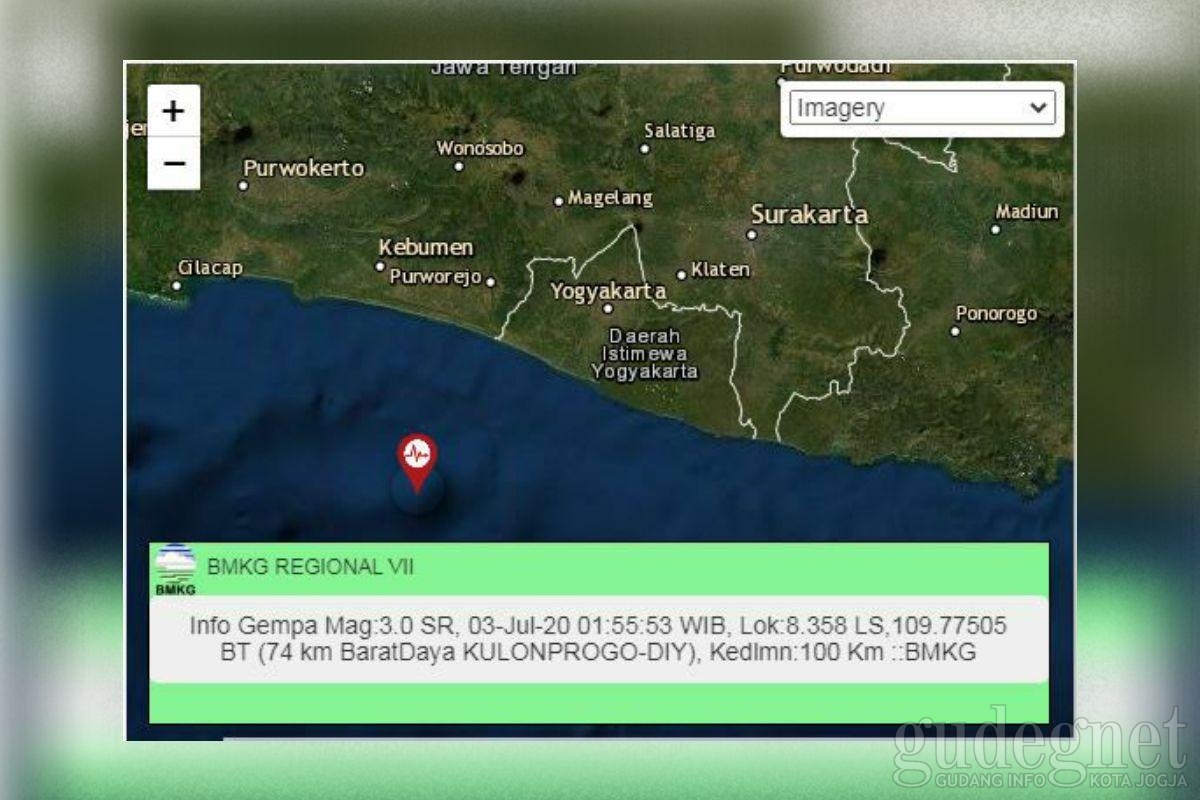 Jogja Dua Kali Digetarkan Gempa Jogja Dua Kali Digetarkan Gempa